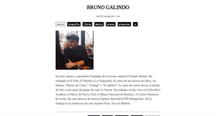 Desktop Screenshot of brunogalindo.com